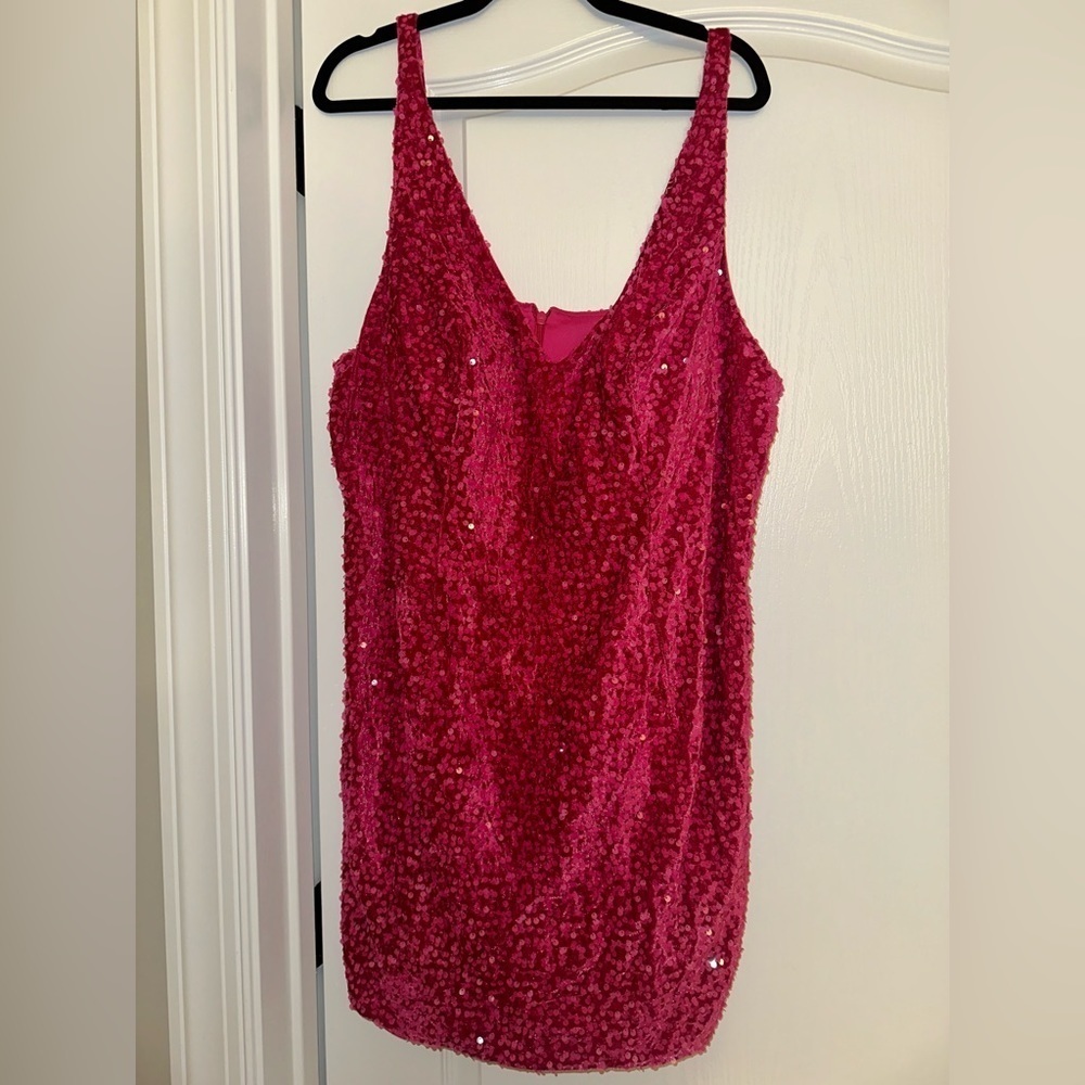 Short Sequin Homecoming Dresses V-Neck Sparkly Formal Prom Party Gown​​​​